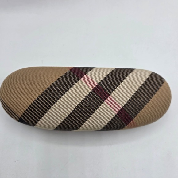Burberry Nova Check Hard Sunglasses Eyeglasses Case‎ Beige Brown Made in Italy main image 6